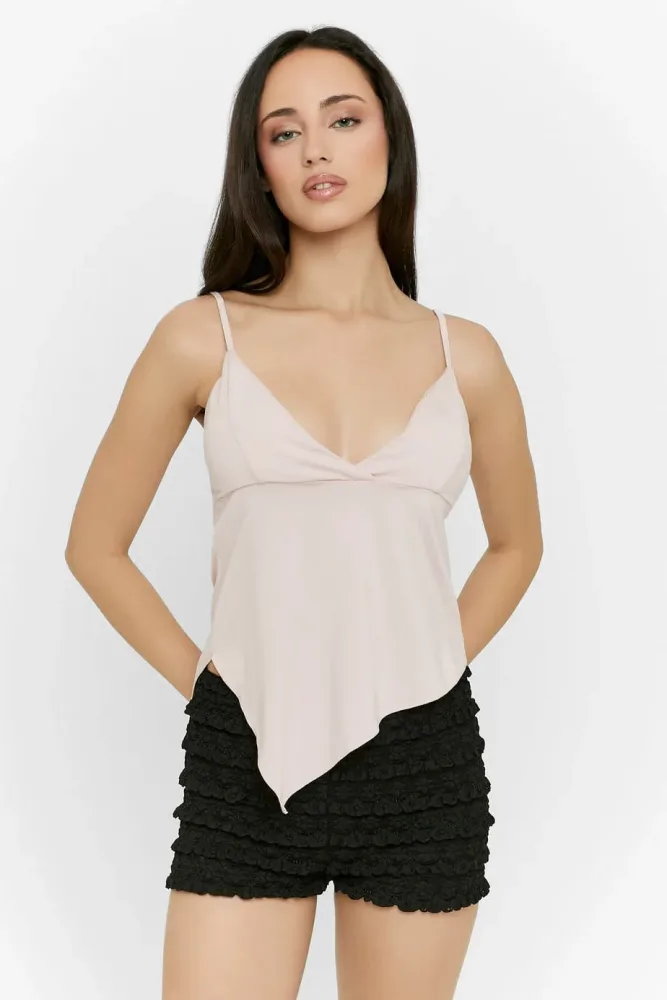 Tally Weijl Asymmetrisches Trägertop - Pink Icing XS Damen