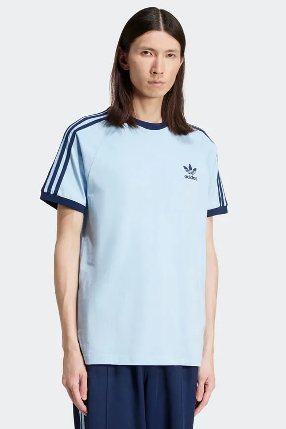 Adidas Originals Adicolor Classics 3-Stripes T-Shirt - Clear Sky M Herren