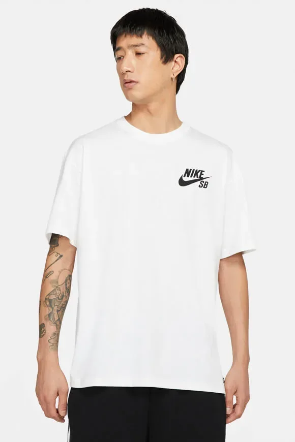 Nike SB T-Shirt - White M Herren
