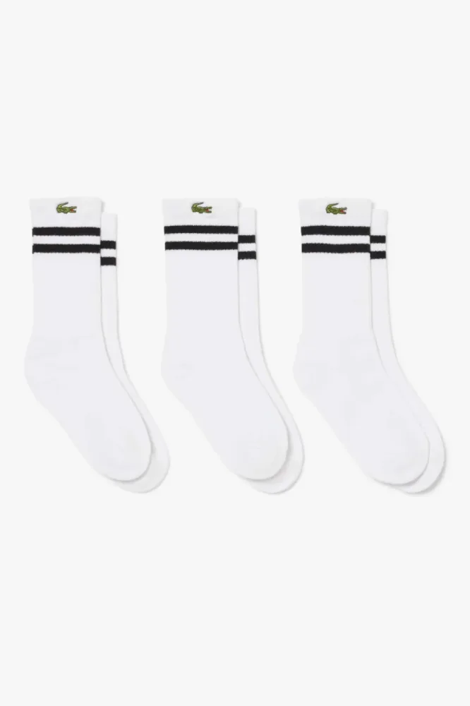 Lacoste Dreierpack Socken - White EU27-35 Kids