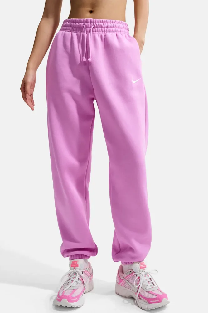Nike Sportswear Phoenix Fleece Sweathose - Magenta M Damen