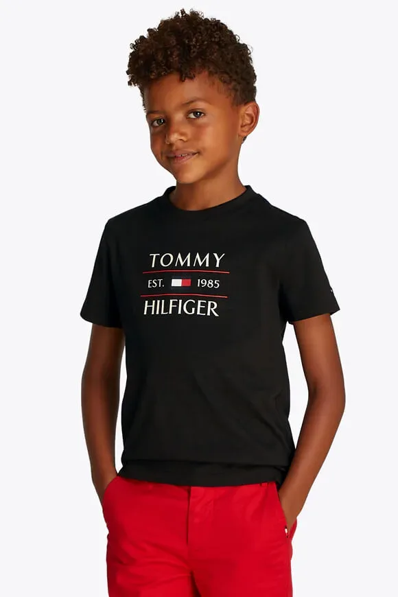 Tommy Hilfiger T-Shirt - Black 16 Kids