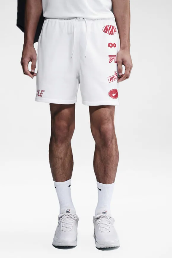 Nike Sweatshorts - White L Herren