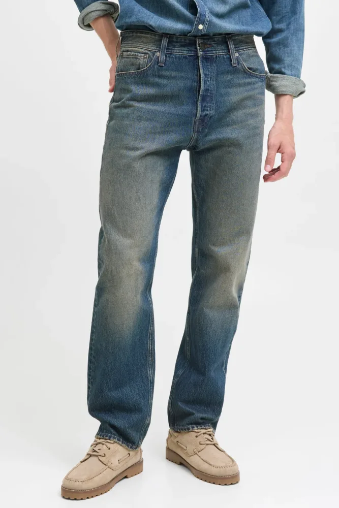 Jack & Jones Chris Relaxed Fit Jeans L32 - Blue Used 28/32 Herren
