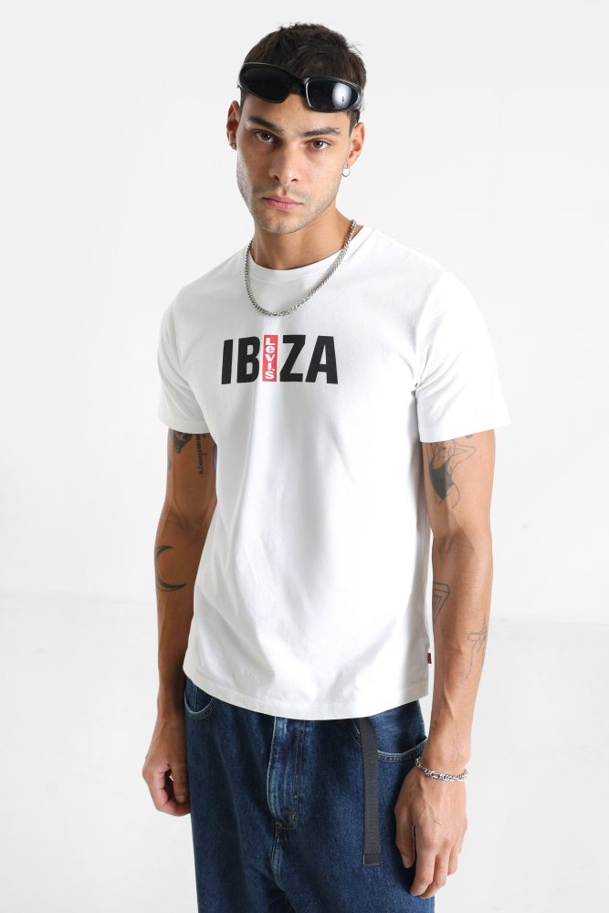 Levi's T-Shirt - White M Herren