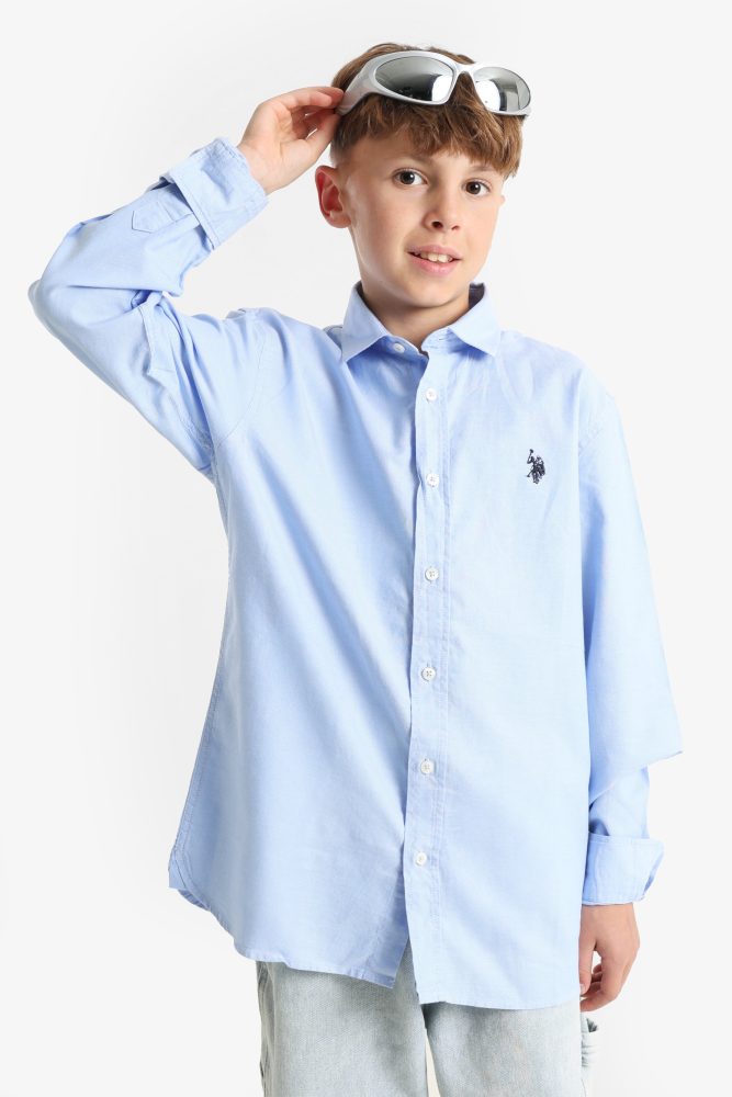 U.S. Polo Assn. Time Hemd - Light Blue 16 Kids