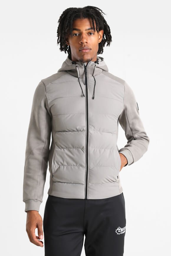 Alessandro Zavetti Collovati leichte gesteppte Jacke - Brushed Nickel S Herren