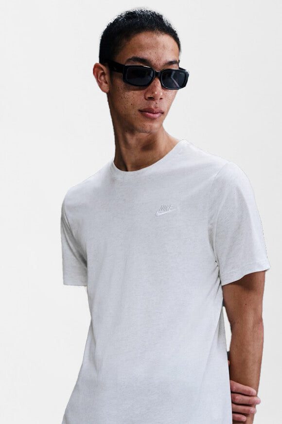 Nike Sportswear Club T-Shirt - Birch Heather S Herren