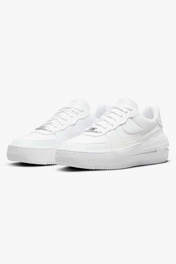 Nike Air Force 1 PLT.AF.ORM Sneaker - White + Summit White EU36.5 Damen