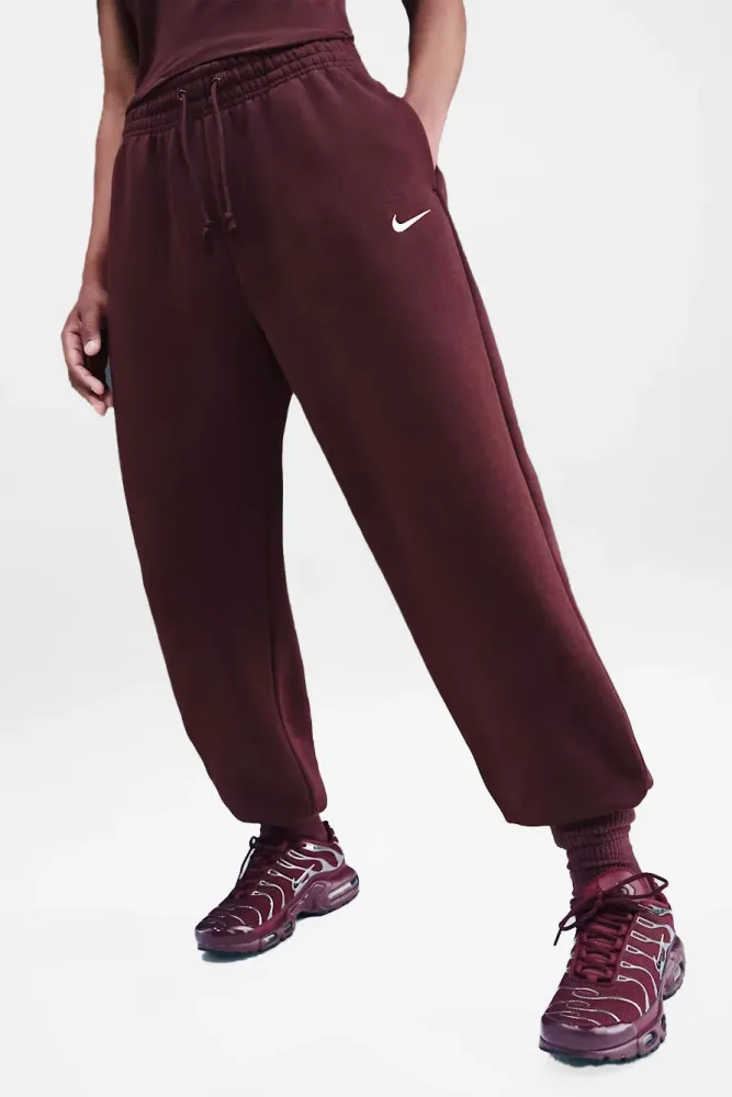 Nike Sportswear Phoenix Fleece Sweathose - Burgundy Crush M Damen
