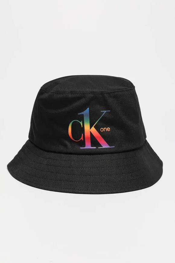 Calvin Klein Swimwear Fischerhut / Bucket Hat - Schwarz Einheitsgroesse