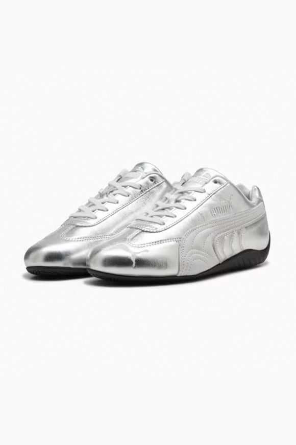 Puma Speedcat Silver Sneaker - Feather Gray + Black EU37.5 Damen