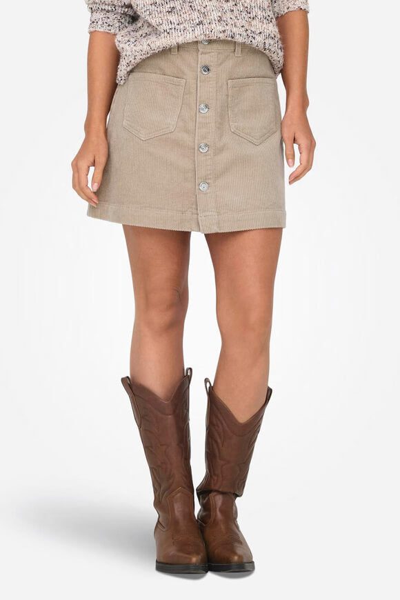 Only Amazing Global Cord-Minirock - Goat XS Damen