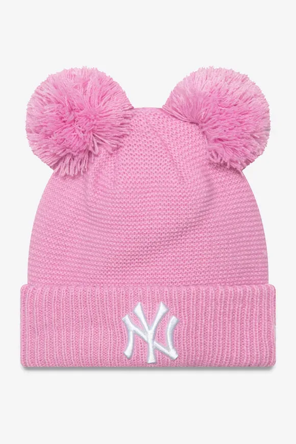 New Era Kids Pom-Beanie - Pink Einheitsgroesse