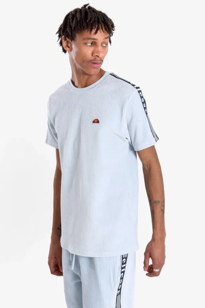 Ellesse Madori Cord T-Shirt - Light Blue S Herren