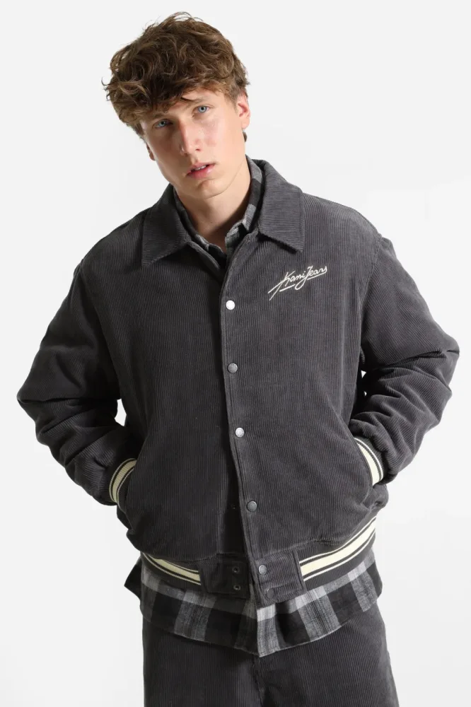 Karl Kani Wattierte Cord Collegejacke L Herren