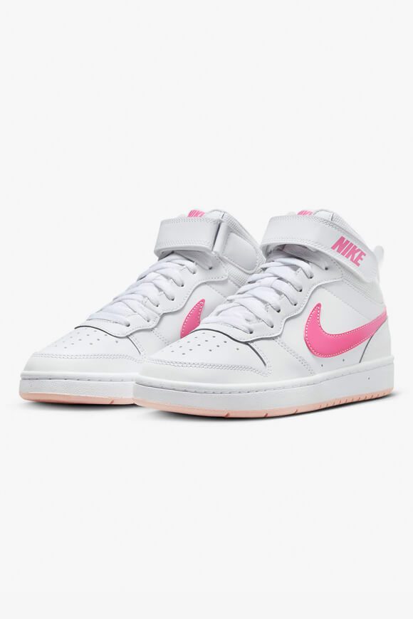 Nike Court Borough 2 Sneaker - White + Pinksicle EU36.5 Kids