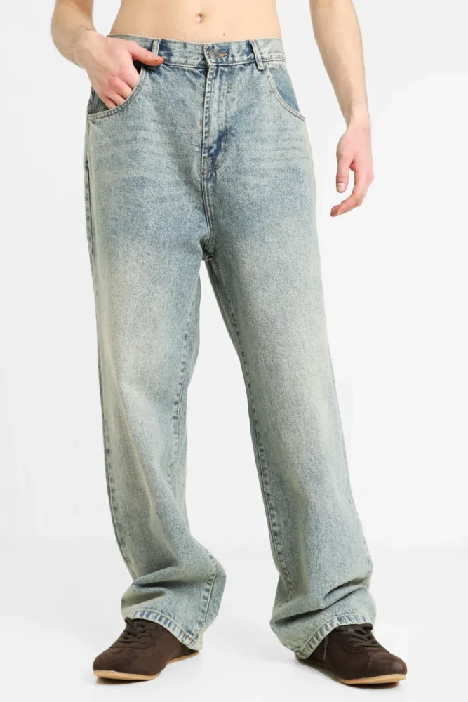 Prohibited Jaguar Relaxed Fit jeans - Medium Blue 28 Herren