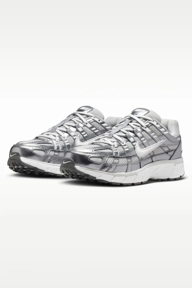 Nike P-6000 Sneaker - Grey Fog + White + Metallic Cool Grey EU37.5 Damen
