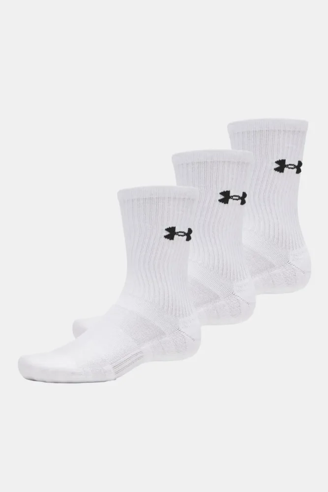Under Armour Dreierpack Socken - White EU42-47.5