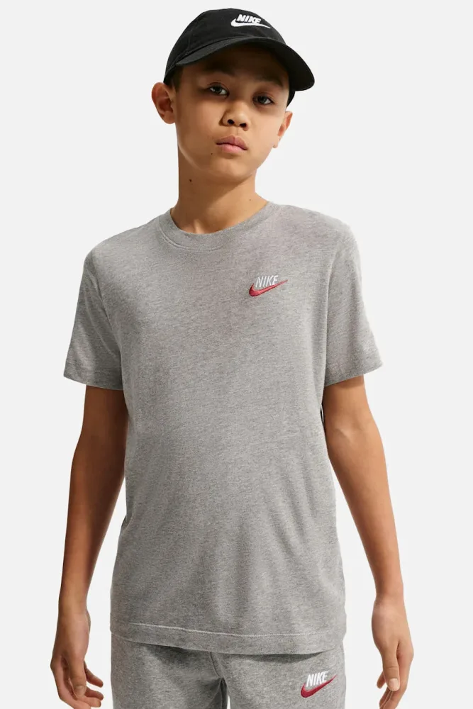 Nike T-Shirt - Dark Grey Heather XL Kids
