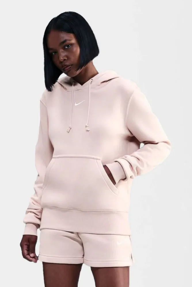 Nike Sportswear Phoenix Fleece Kapuzensweatshirt - Light Old Rose M Damen