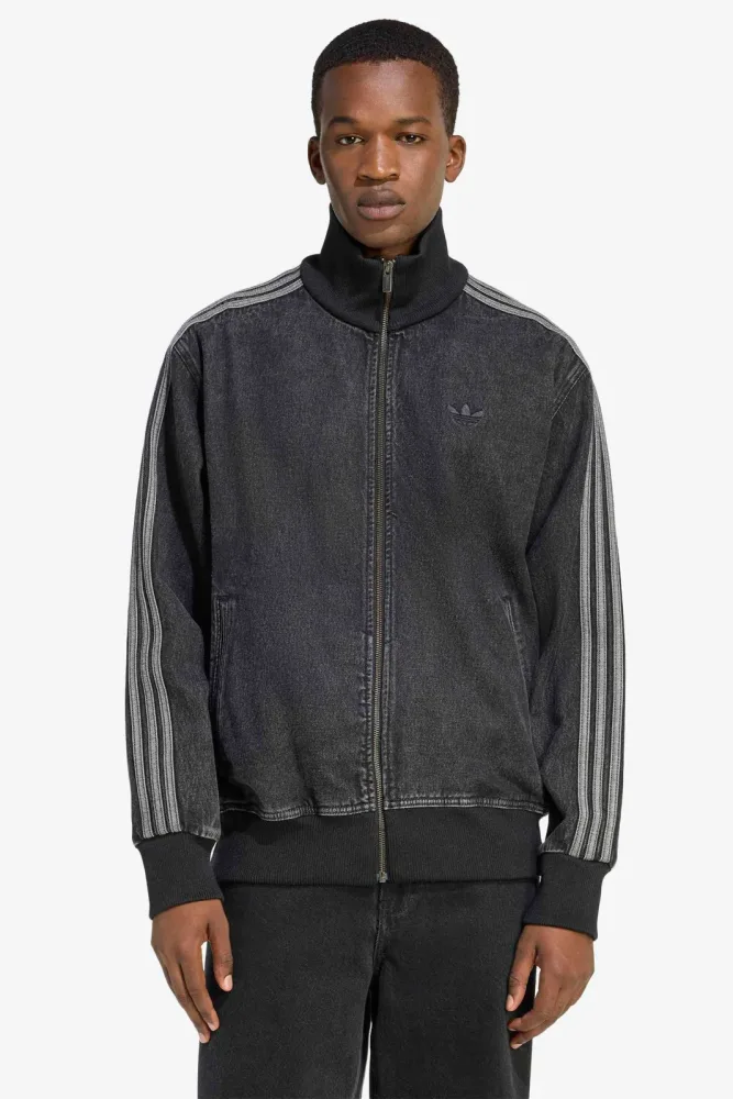 Adidas Originals Firebird Adicolor Jeansjacke - True Black Denim L Herren