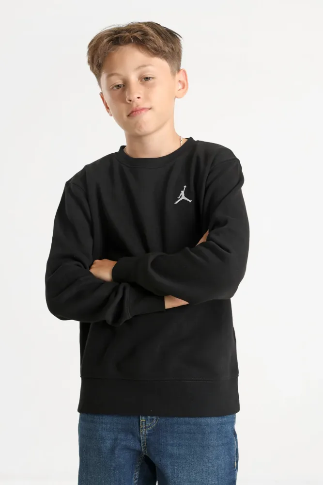 Jordan Brooklyn Fleece Sweatshirt - Black S Kids