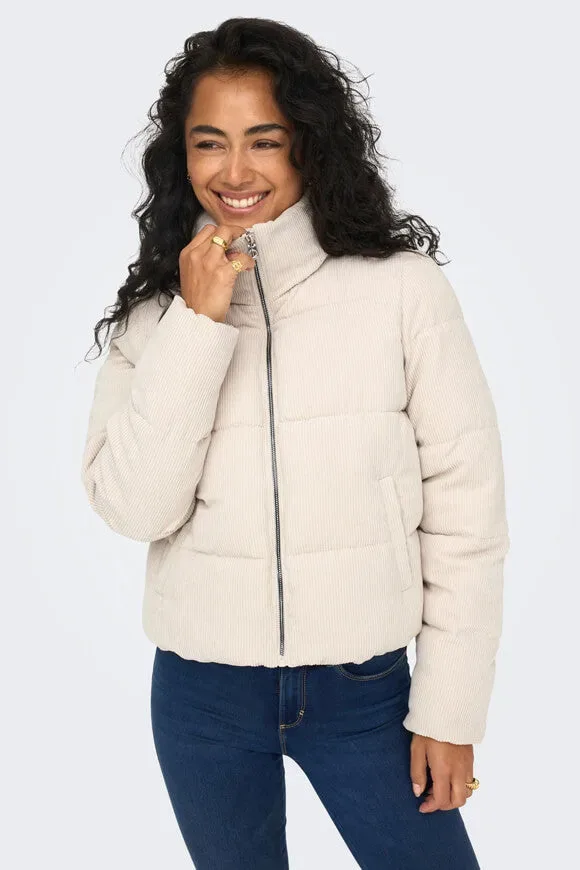 Only ONLNEWDOLLY Cord Pufferjacke - Moonstruck M Damen