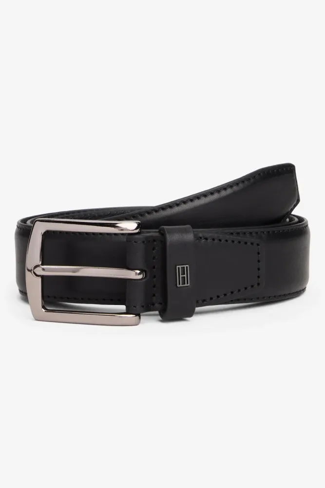 Tommy Hilfiger Ledergürtel - Black 95 Herren