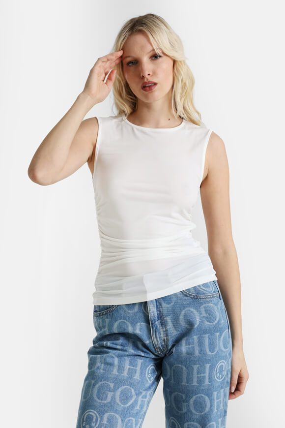 Pieces Madison Top - Cloud Dancer XS Damen