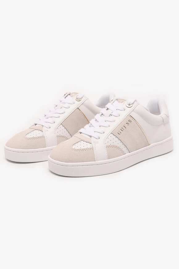 Guess Jrone Sneaker - White + Beige EU36 Damen