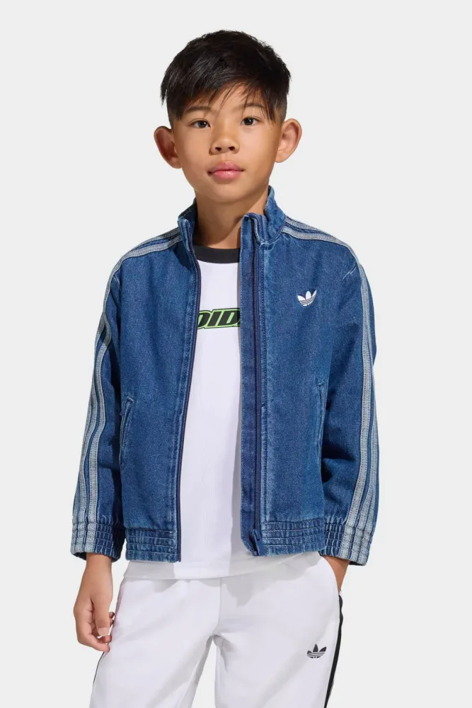 Adidas Originals Firebird Kids Jeansjacke - Blue Denim 116