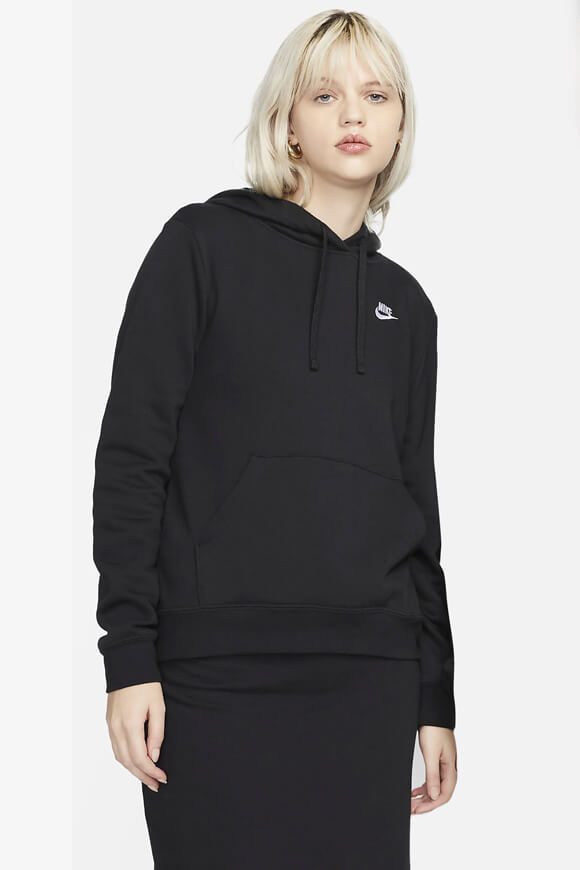 Nike Sportswear Club Fleece Kapuzensweatshirt - Black L Damen