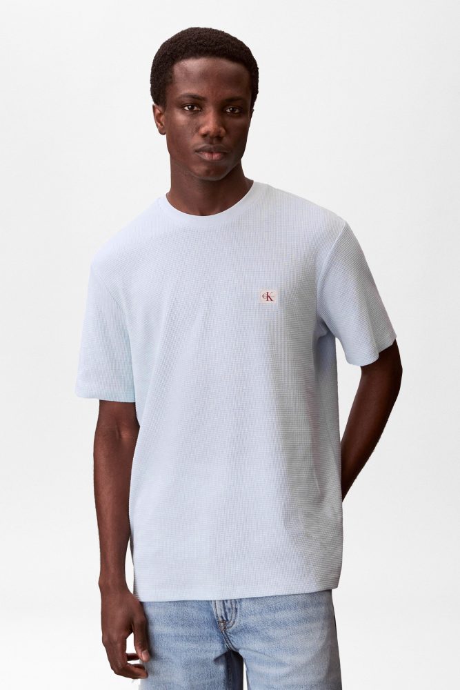 Calvin Klein Jeans - T-Shirt, für Herren, Hellblau, Größe L