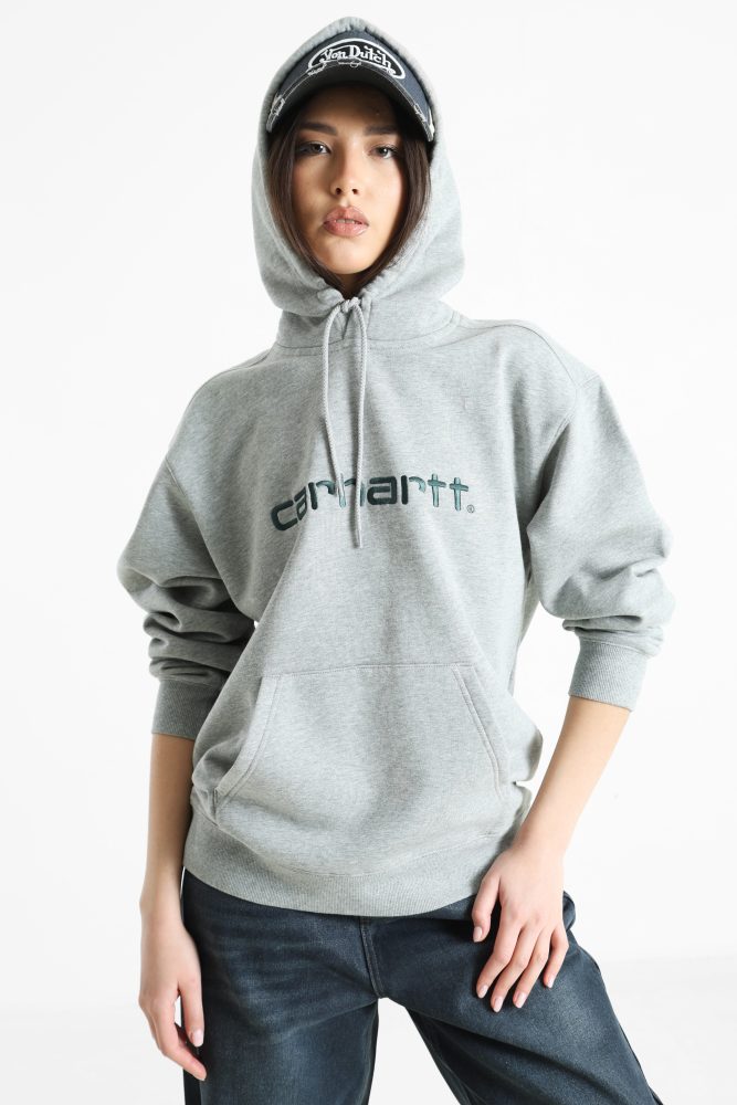 Carhartt WIP Kapuzensweatshirt - Grey Heather XS Damen