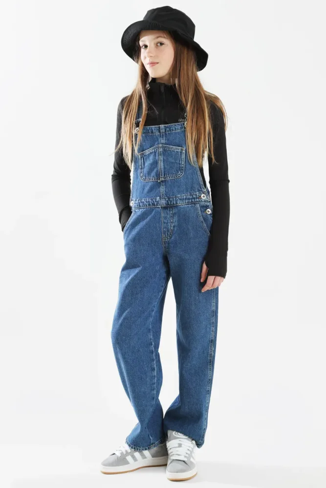 Only KOGMASCHA Jeans Latzhose - Medium Blue Denim 152 Kids