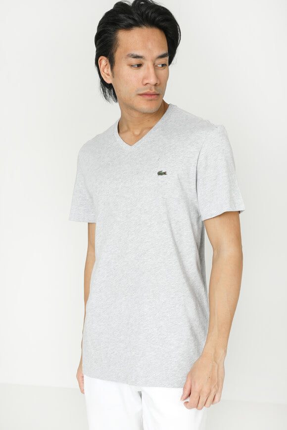 Lacoste T-Shirt - Light Grey Heather S Herren