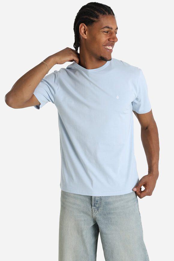 Volcom Stone Blanks BSC T-Shirt - Carolina Blue L Herren