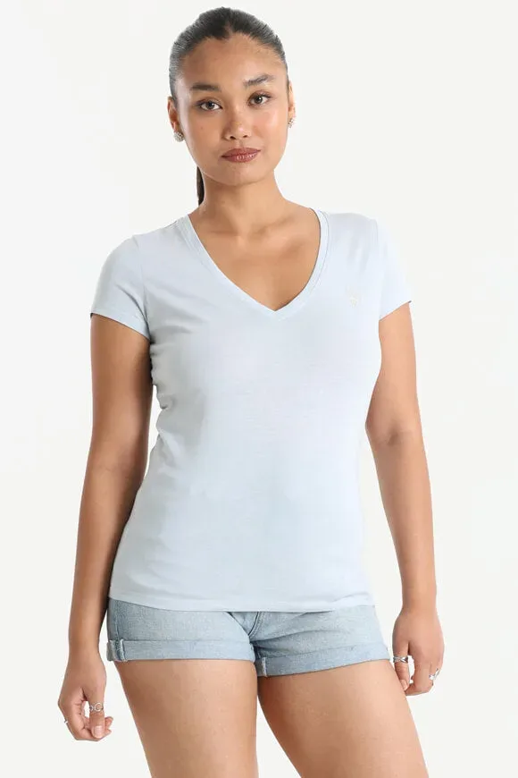 U.S. Polo Assn. T-Shirt - Hellblau S Damen