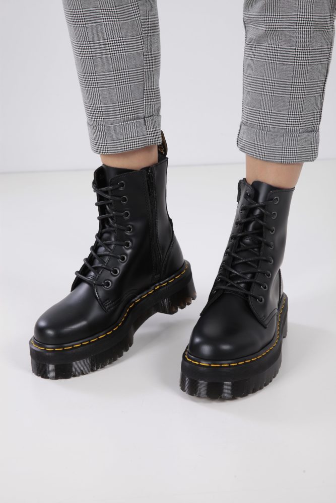 Dr. Martens Plateau Winterstiefelette - Schwarz EU37 Damen