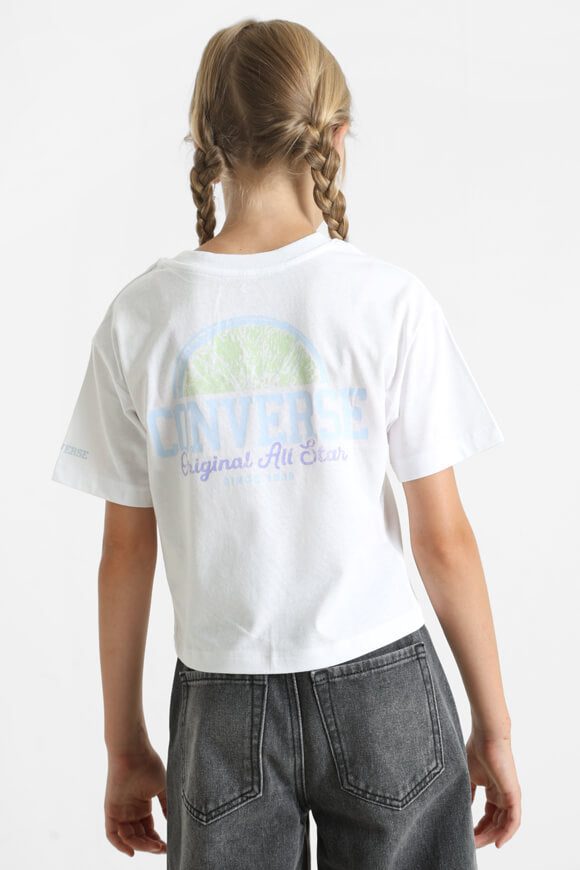 Converse Crop T-Shirt - White L Kids