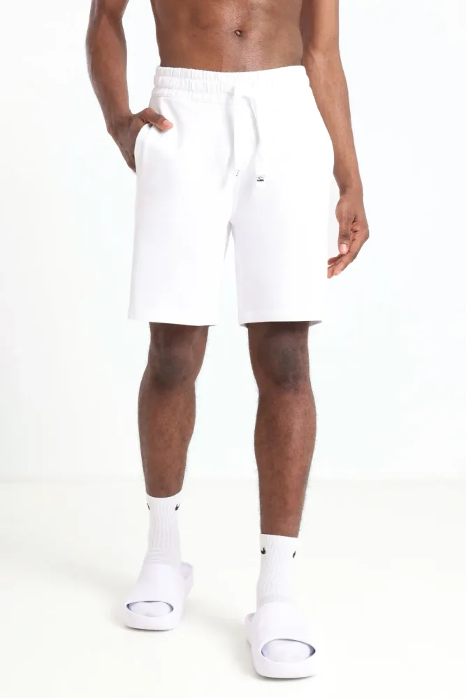 U.S. Polo Assn. Bald Sweatshorts - White L Herren