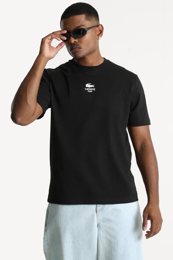 Lacoste T-Shirt - Black M Herren