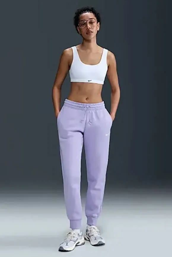 Nike Sportswear Phoenix Fleece Sweathose - Ice Lilac M Damen
