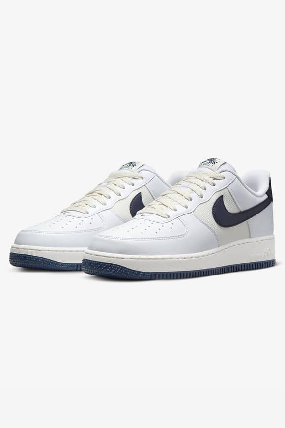 Nike Air Force 1 '07 Sneaker - White + Obsidian EU41 Herren