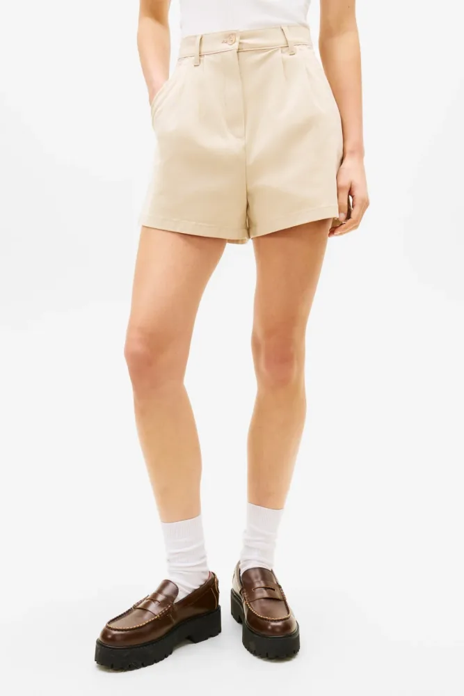 Tommy Jeans Chino Shorts - White Clay 27 Damen