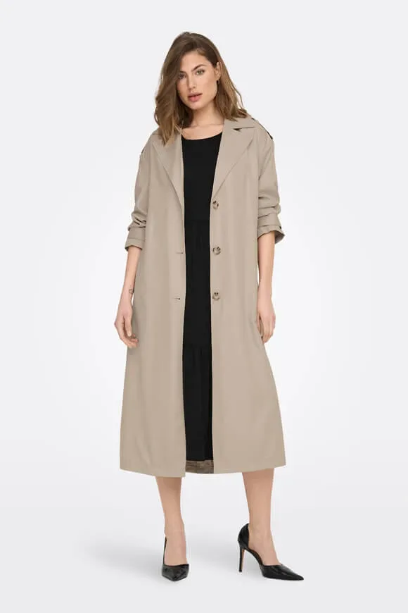 Only Line Trenchcoat - Humus M Damen
