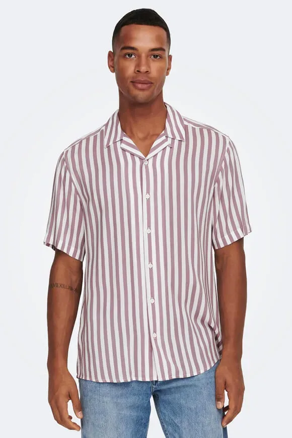 Only & Sons Hemd - Nirvana + White L Herren