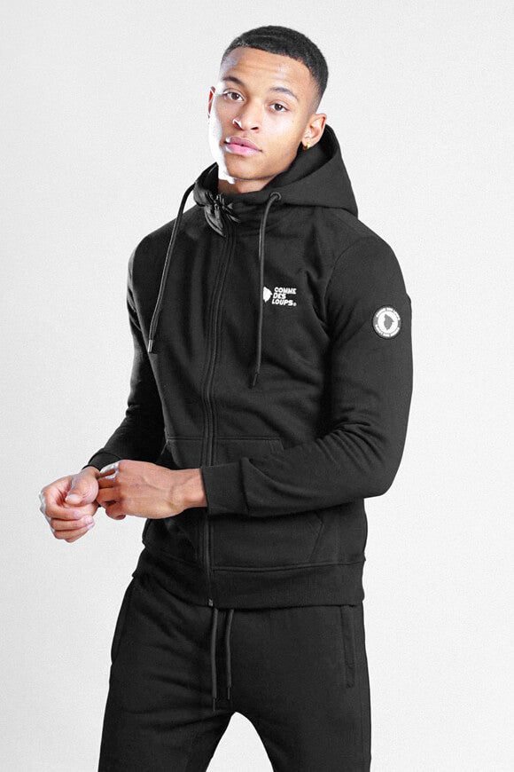Comme des Loups Manhattan Kapuzensweatjacke - Black L Herren